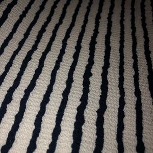 Dark Stripped Navy blue & White Pants Romper